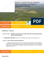 Présentation Restitution Savanes Trésor 2018