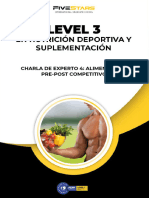 Nutrición Pre - Post Competición