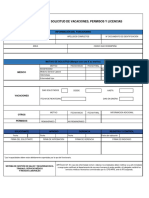 Formato Vacaciones Permisos Licencias Suspensión