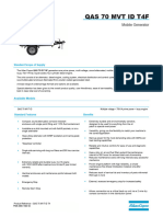 Atlas Copco2 QAS 70 ID MVT T4F Product Reference Sheet