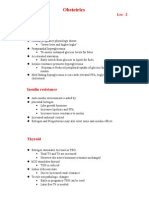 Obstetrics: Endocrine