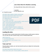 Python Scikit-Learn Cheat Sheet For Machine Learning