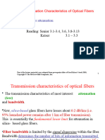 Lecture 5 - Attenuation in Optical Fiber