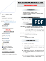 CV Et Lettre de Motivation