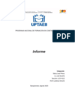 INFORME Importancia de La Ética y La Moral