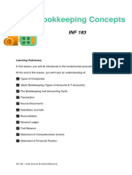 Bookkeeping Concepts Notes