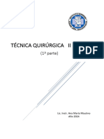 Tecnica Quirugica II - 2024 - 1 Parte