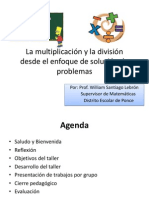 La Multiplicación y La División Desde El Enfoque de Solución de Problemas - 2