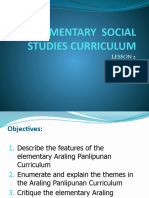 Elementary Social Studies Curriculum