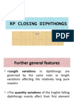 Closing Diphthongs