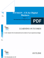 ISYS6619-UX For Digital Business Topik 01