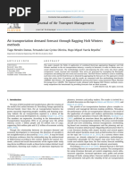 Air Transport Demand Forecast Through Bagging HW Methods