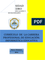 Curriculo de Informatica Educativa