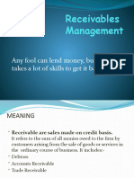 Receivable Management