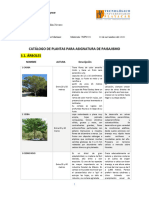 Catalogo de Arboles, Arbustos y Herbaceas, Trepadoras y Cubresuelos Sesion 3