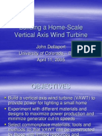 Ebook - Wind Power - Building A Homemade Vertical Axis Wind Turbine - Savonius Homescale Vawt