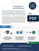 Microsoft Defender For Business Attack Disruption Data Sheet