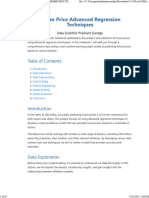 Kaggle House Prices Advanced Regression Techniques