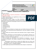 Apostila de Revisão Do 8º Ano 2º BM 2023 - Gabarito