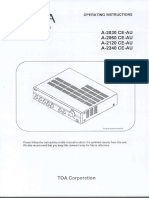 A2000 Toa Manual