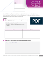 C21 L3+4 Academic Skills Worksheet Plan A Presentation