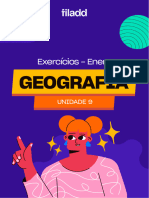 Exercicios Enem - Geografia - Unidade 9