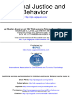 A Cluster Analysis of HIV Risk Among Felony Drug Offenders