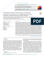 Thermoelectric Generator (TEG) Technologies and Applications