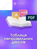 Таблиця неправильних дієслів