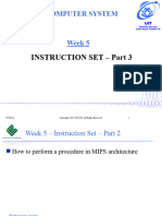 Week5 - Instruction Set - Part 3