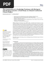 The Construction of A Footbridge Prototype With Biological Self-Healing Concrete, A Field Study in A Humid Continental Climate Region