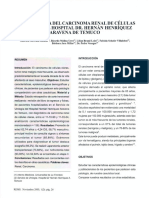 Epidemiología Del Carcinoma Renal de Células Claras en El Hospital Dr. Henríquez Ara Vena de Temuco