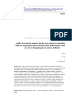 Análise de Conteúdo Segundo Bardin - Procedimento Metodológico