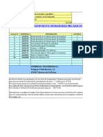 Ejercicios de Excel para Alumnos de 2 ESO