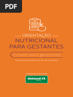 Orientracao Nutricional Gestante Unimed