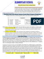 Cox David 902 Grading Policies 2024-2025