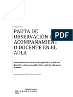 Instrumento de Observación de La Práctca Docente