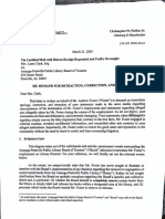 Letter From Andrew Foster's Attorney To Laura Clark.