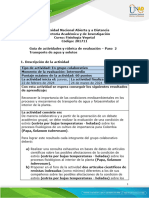 Guia de Actividades y Rúbrica de Evaluación - Unidad 1 - Paso 2 - Transporte de Agua y Solutos