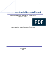 A Relação Questão Social, Políticas Sociais e Intervenção Profissional.