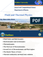 Fluid and Thermal Physics