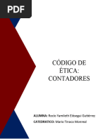 Código de Ética Profesional Del Contador