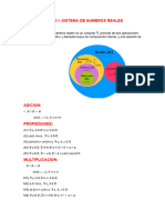 Sistema de Numeros Reales