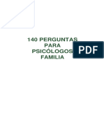 140 Perguntas para Psicólogos Familia