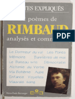 Rimbaud Textes Expliques