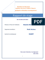 Rapport de Stage 3éme