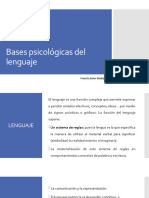 Bases Psicológicas Del Lenguaje