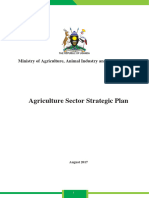 Revised Agriculture Sector Strategic Plan With Malabo Indicators August 2017 - 1