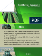 Post Harvest Parameters