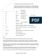 Mic Board P Parts Assembly